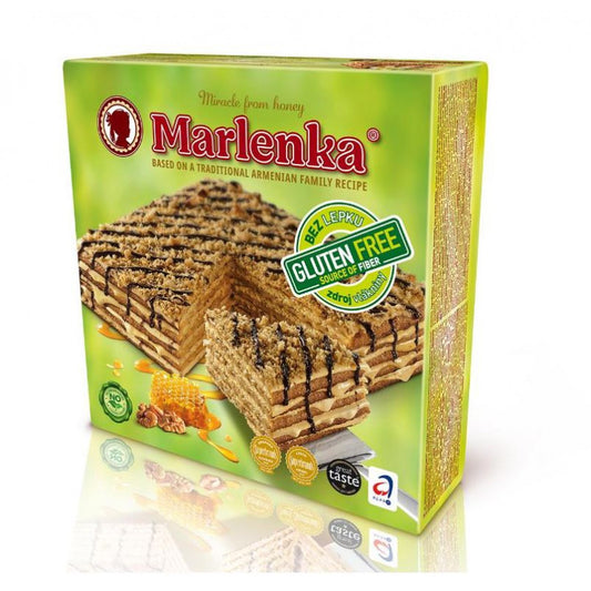 Gâteau - Au miel Marlenka sans gluten et avec noix